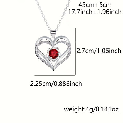 Permanent Rose Gift Box, Love Rose Multi Pendant Necklace,Women'S Simple and Exquisite Jewelry,Gift for Mother,Lover,Best Friend